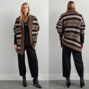 Zara oversized cardigan